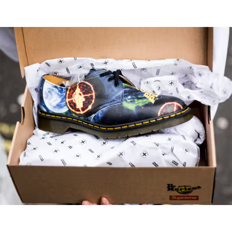 Supreme Undercover Dr. Martens Public Enemy Fear Of A Black Planet, UK Size 10